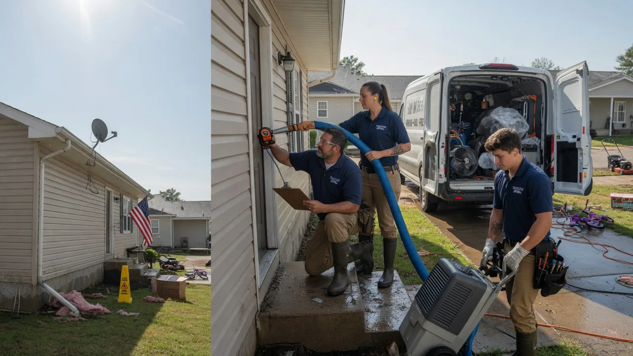 Ceiling Water Damage Restoration in Johnson, VT near me